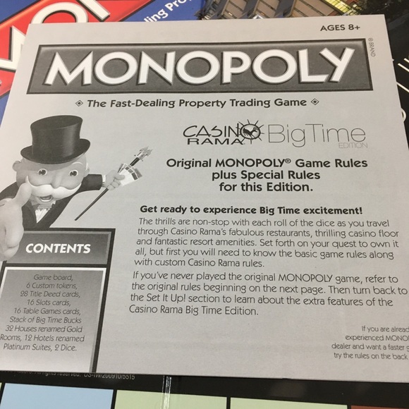 Monopoly Casino Rama big time edition! Great for your monopoly collection - Picture 7 of 11